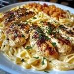 Creamy Mozzarella Chicken Linguine with Cajun Garlic Butter