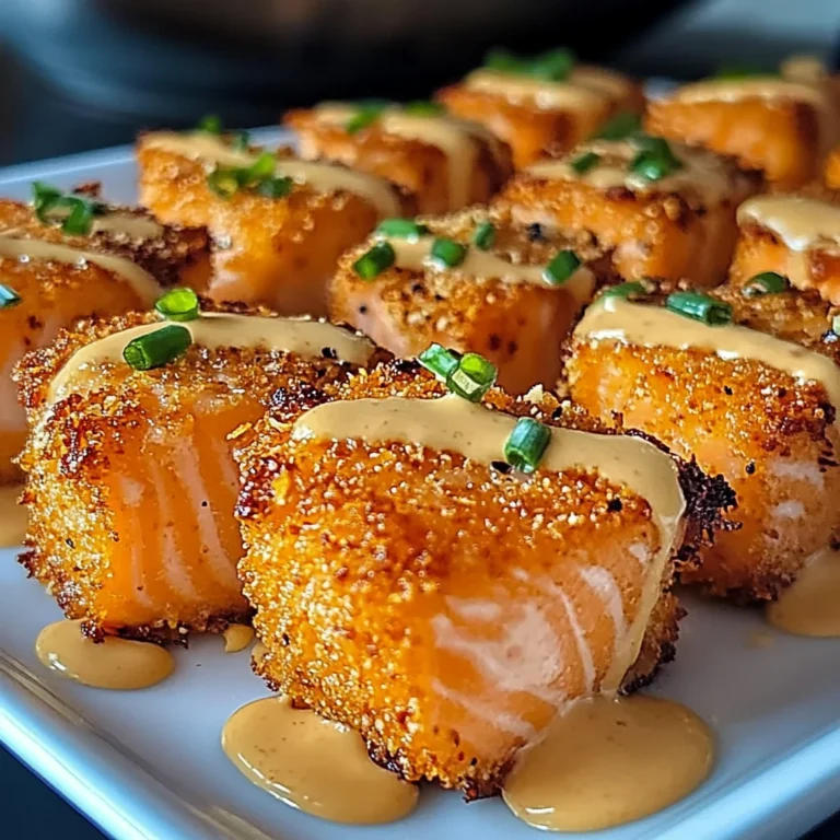Crispy Bang Bang Salmon Bites