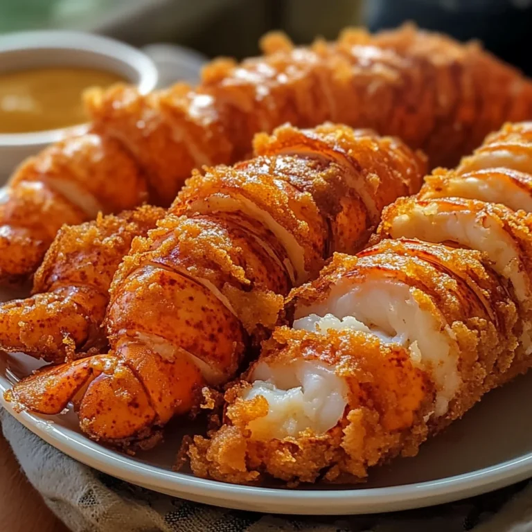 Crispy Deep Fried Lobster Tails