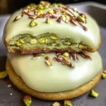 Pistachio Cream Stuffed Cookies