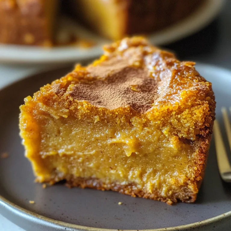 Pumpkin Gooey Butter Cake Recipe