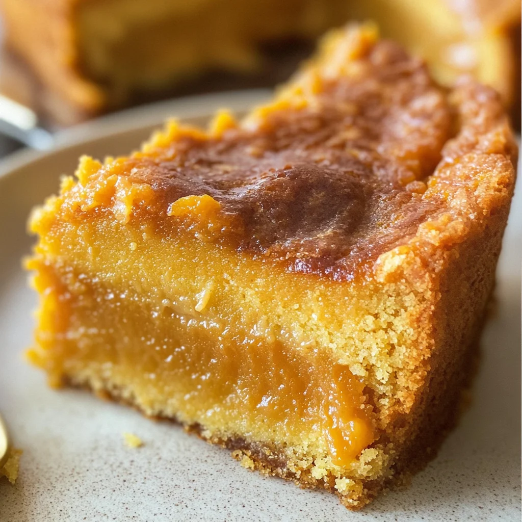 Pumpkin Gooey Butter Cake Recipe