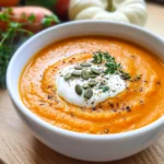 Roasted Butternut Squash and Red Pepper Soup