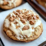 White Chocolate Reese’s Cheesecake Cookies
