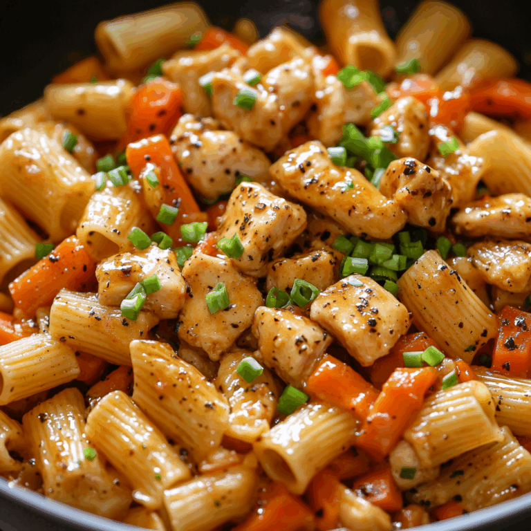 Honey Pepper Chicken Panini Pasta