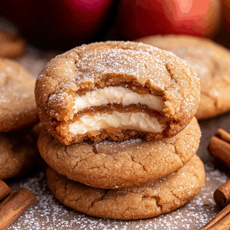 Apple Cider Cheesecake Cookies