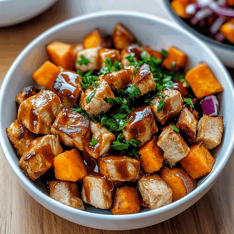 BBQ Chicken Sweet Potato Bowl
