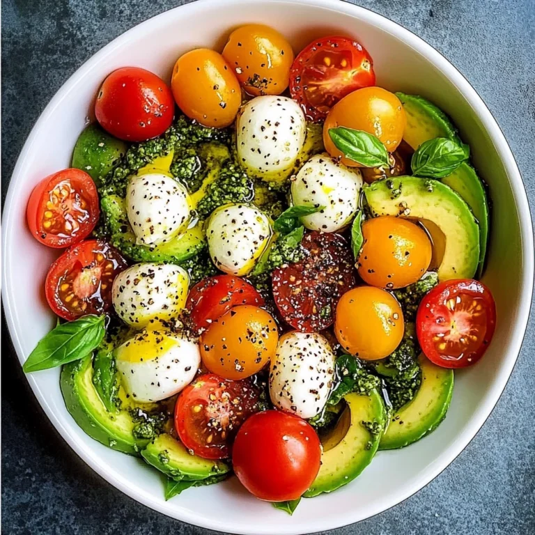 Avocado and Tomato Pesto Salad