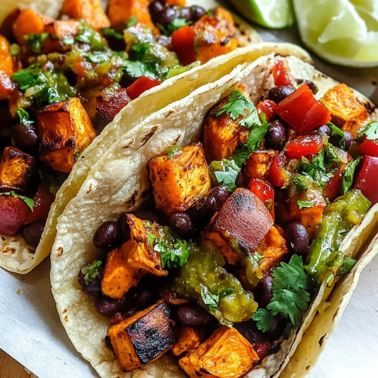 Black Bean Sweet Potato Tacos Recipe