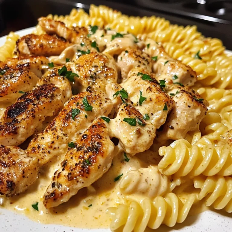 Cheesy Garlic Cajun Chicken Rotini in Velveeta Cream Sauce