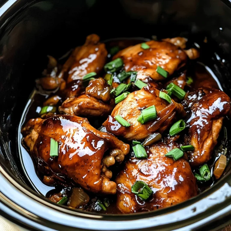 Crockpot Bourbon Chicken