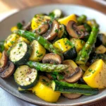 Flavorful Asparagus with Zucchini and Squash