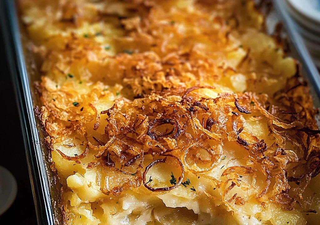 French Onion Funeral Potatoes