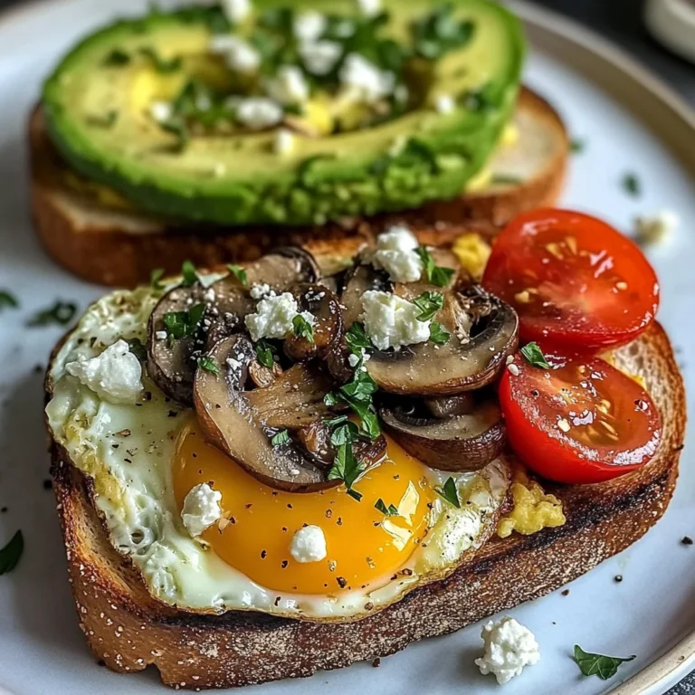 Gourmet Breakfast Toast Duo