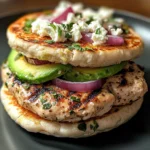 Greek Chicken Burgers
