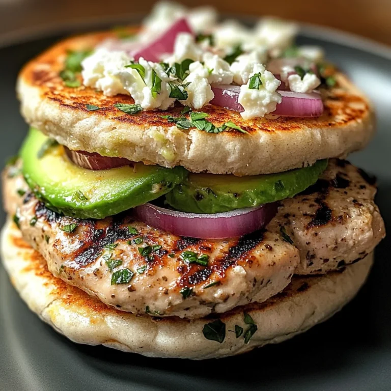 Greek Chicken Burgers