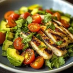 Grilled Chicken Avocado Salad