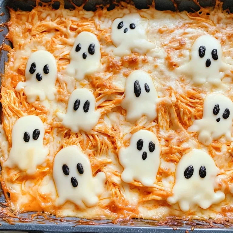 Halloween Buffalo Chicken Dip (Booffalo Dip)