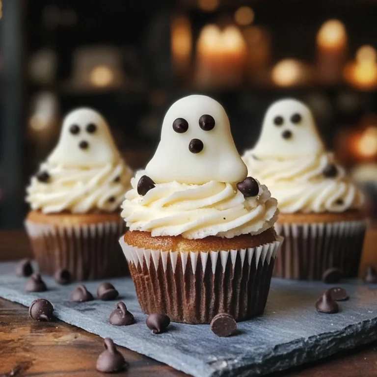 Halloween Cupcakes: Ghost Cupcakes