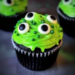 Halloween Slime Cupcakes