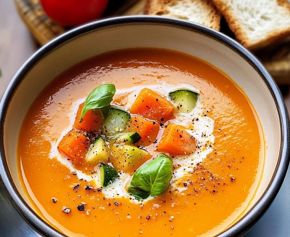 Healthy, Tomato-Carrot Soup
