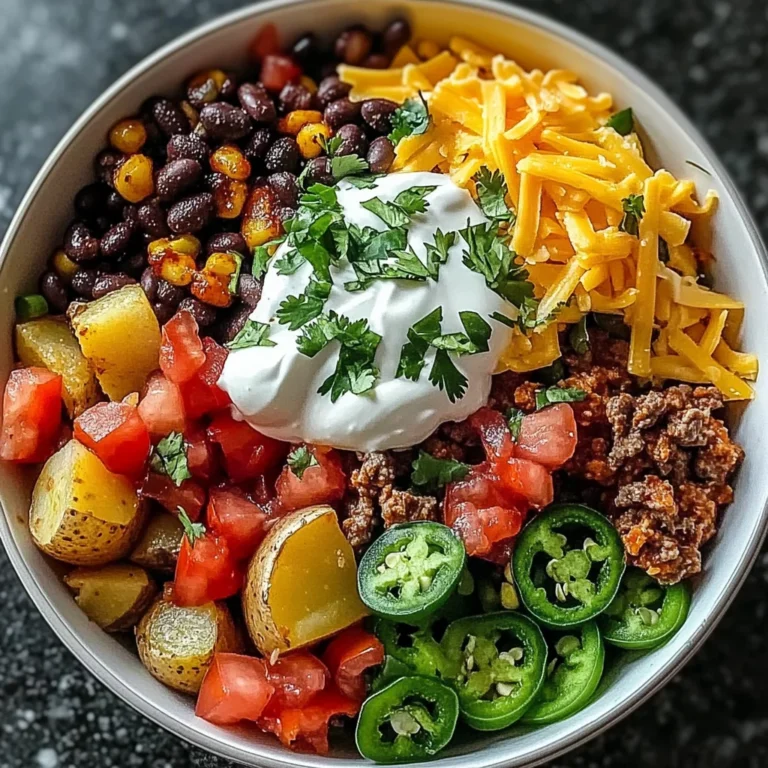 Loaded Potato Taco Bowl