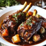 Luxurious Red Wine Lamb Shanks Recipe
