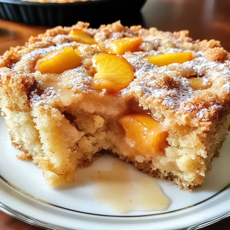 Peach Coffee Cake