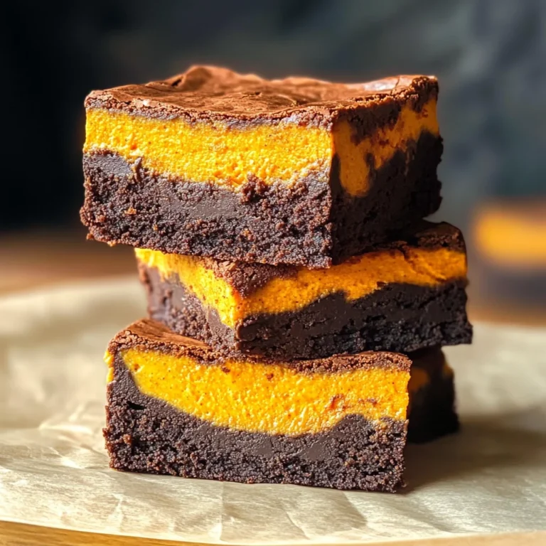 Pumpkin Brownies