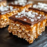 Salted Caramel Rice Krispie Treats: A Sweet & Salty Indulgence