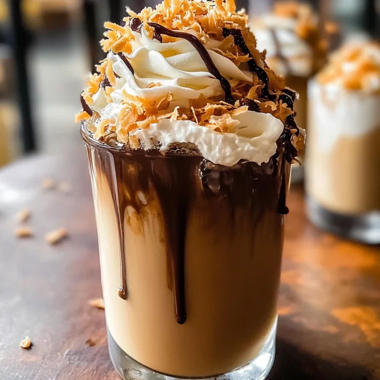 Samoas Iced Coffee