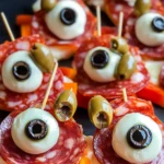 Skewered Salami Eyeballs