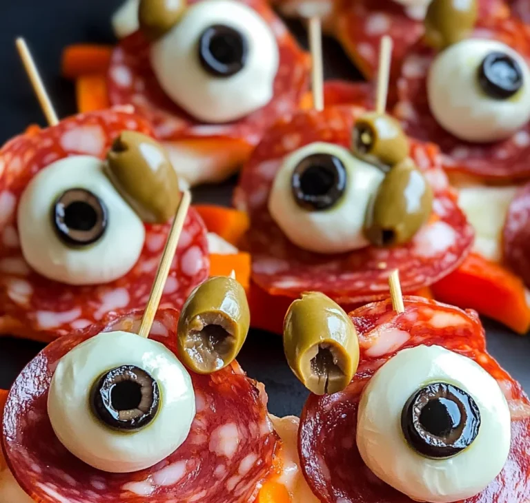 Skewered Salami Eyeballs
