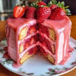 Strawberry Cream Cheese Pound Cake Recipe