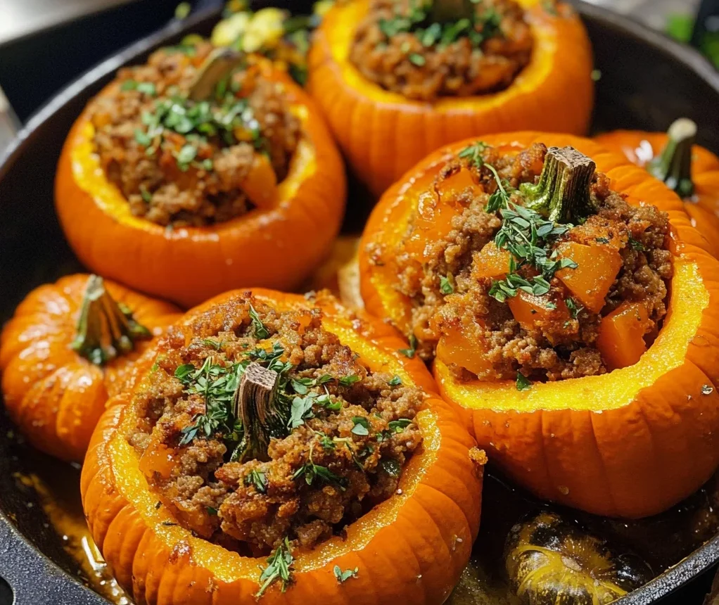 Stuffed Mini Pumpkins Recipe