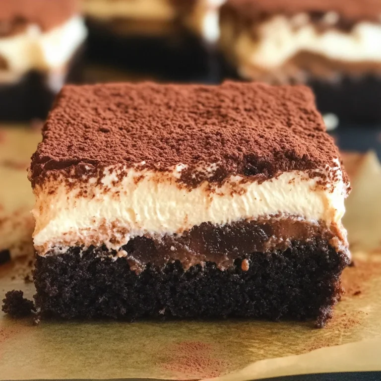 Tiramisu Brownies