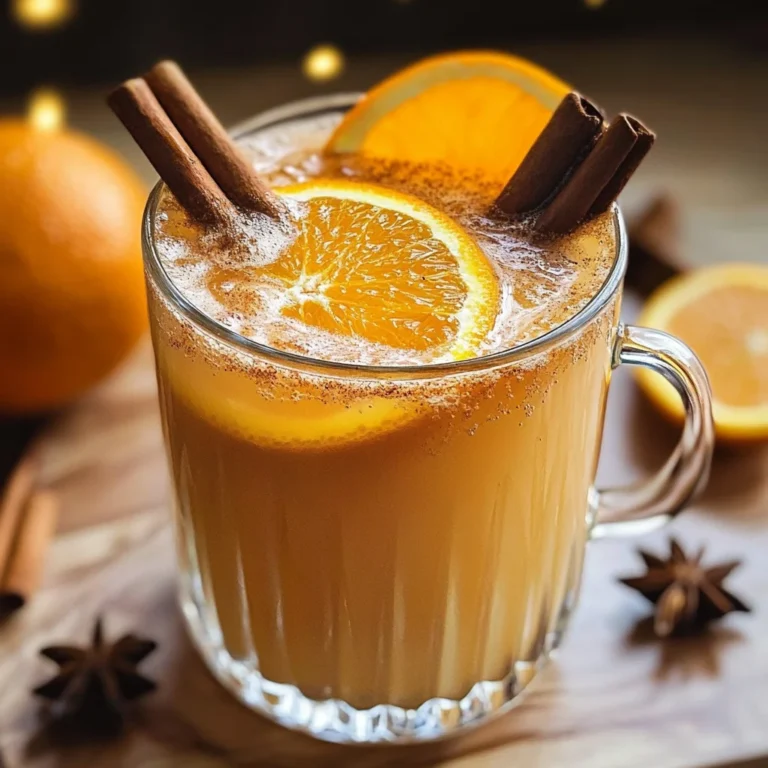 Warm Cinnamon Orange Delight Mocktail Recipe