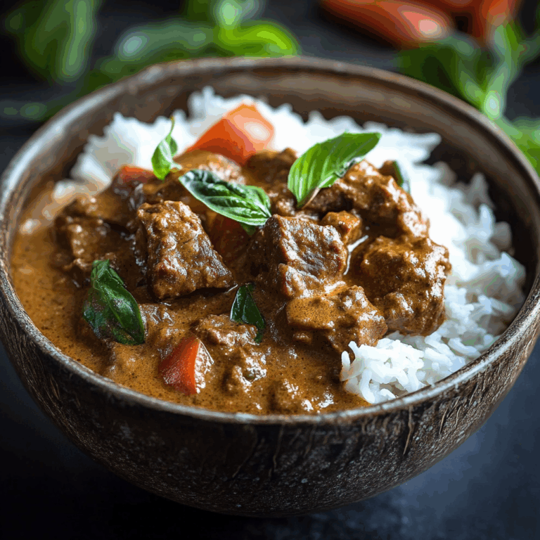 Coconut Beef Curry Recipe
