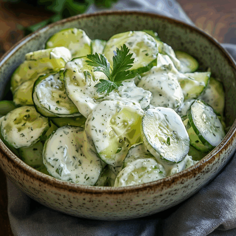 Refreshing Cucumber Ranch Crack Salad Recipe