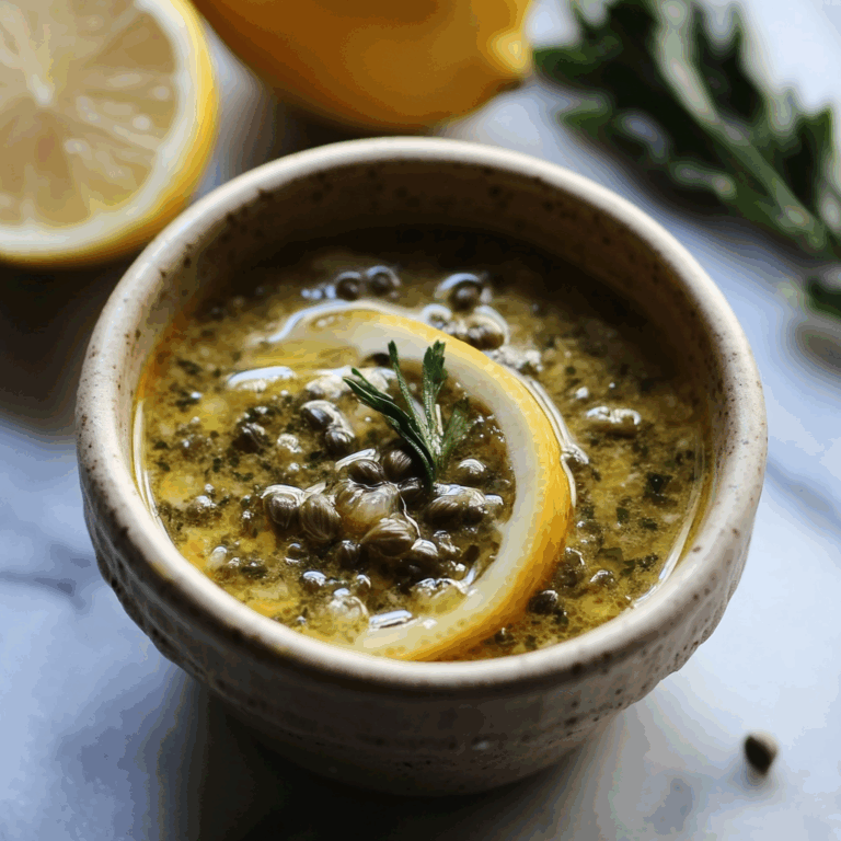 Simple Lemon Caper Sauce