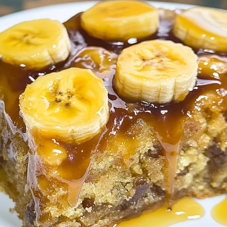 Banana Upside Down Cake