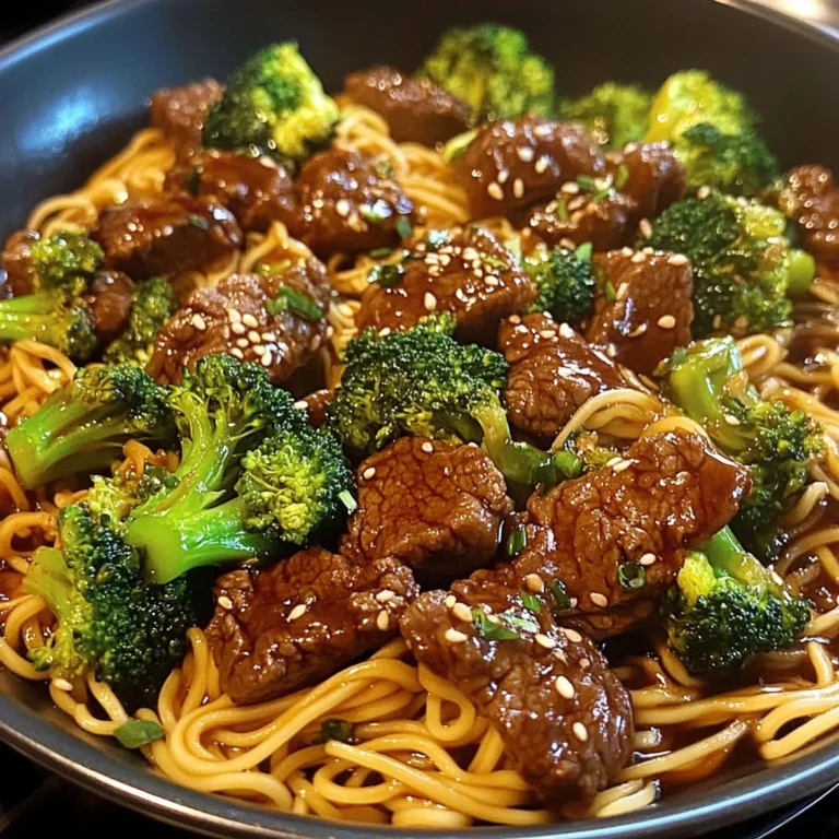 Beef, Broccoli & Noodle Stir-Fry