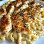 Cajun Garlic Chicken with Creamy Mozzarella Alfredo Twisted Pasta