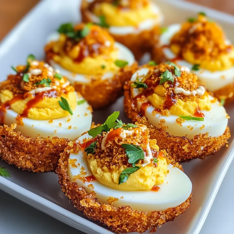 Cajun Style Fried Deviled Eggs