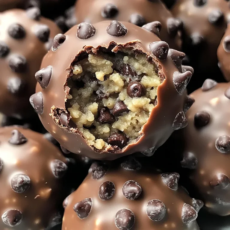 Chocolate Chip Cookie Dough Protein Balls!
