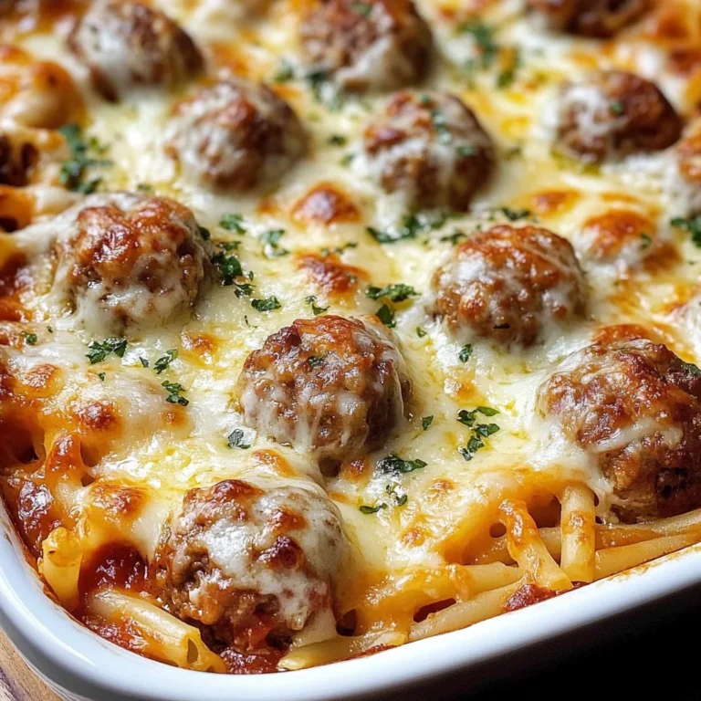 Dump-and-Bake Meatball Casserole