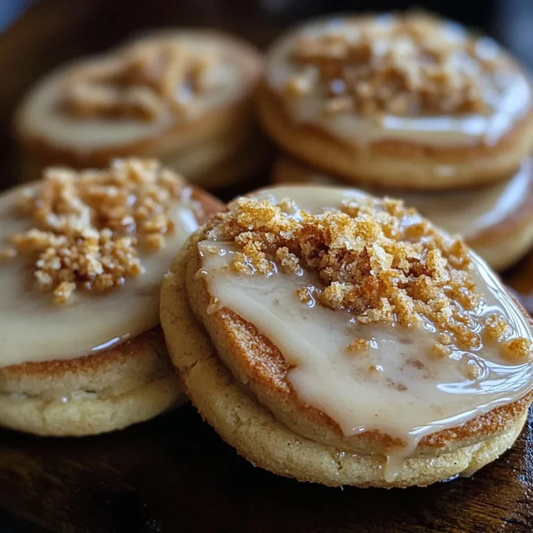 French Toast Cookies with Maple Glaze