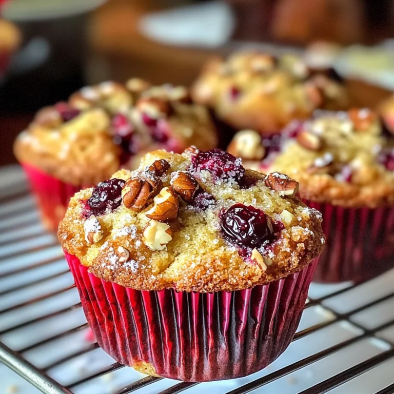 Fresh Cranberry Orange Muffins