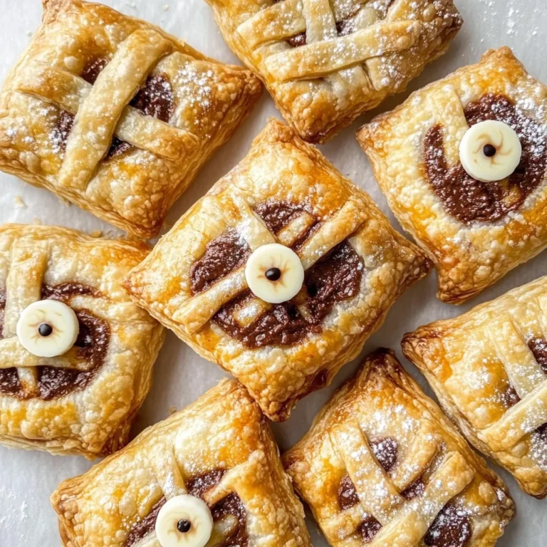 Nutella Mummy Hand Pies