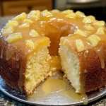 Pineapple Cream Cheese Pound Cake with Pineapple Glaze